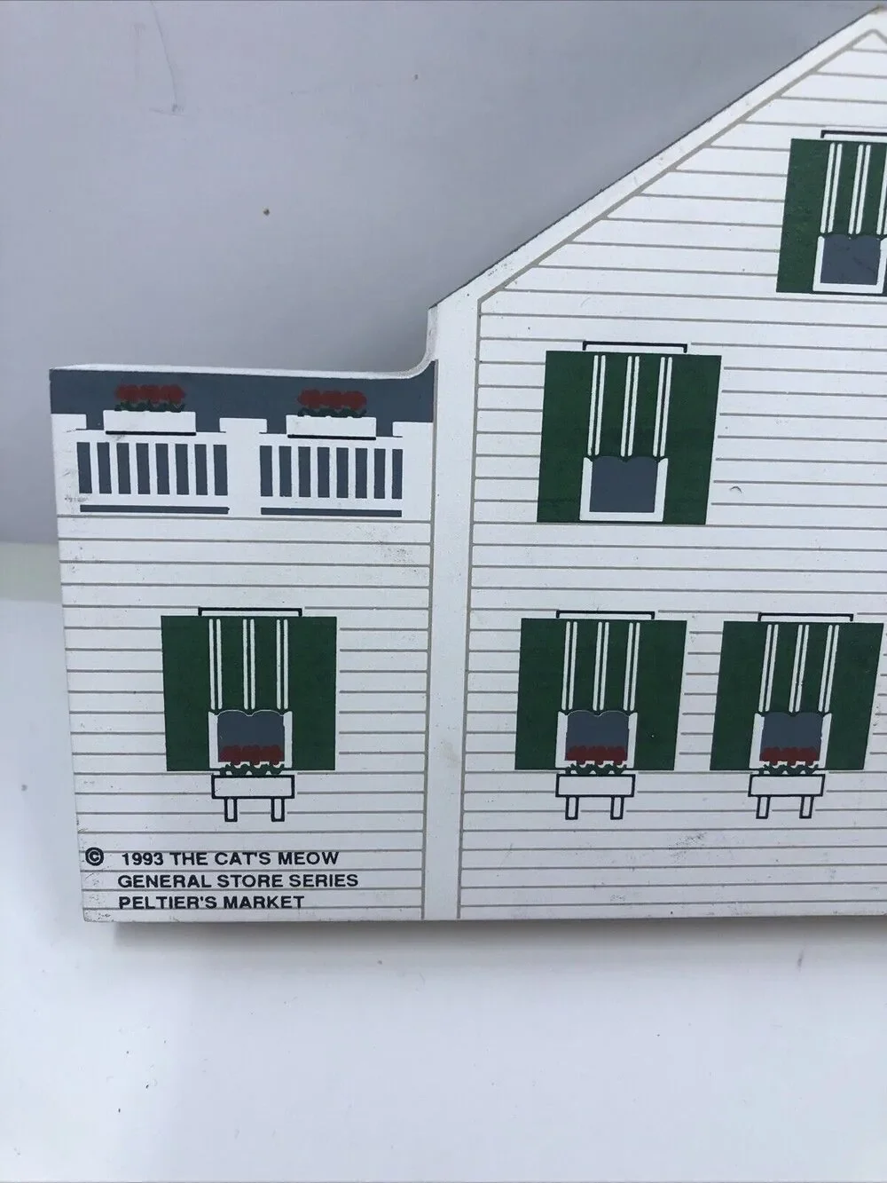 The Cat's Meow 1993 General Store Series Village Peltier's Market